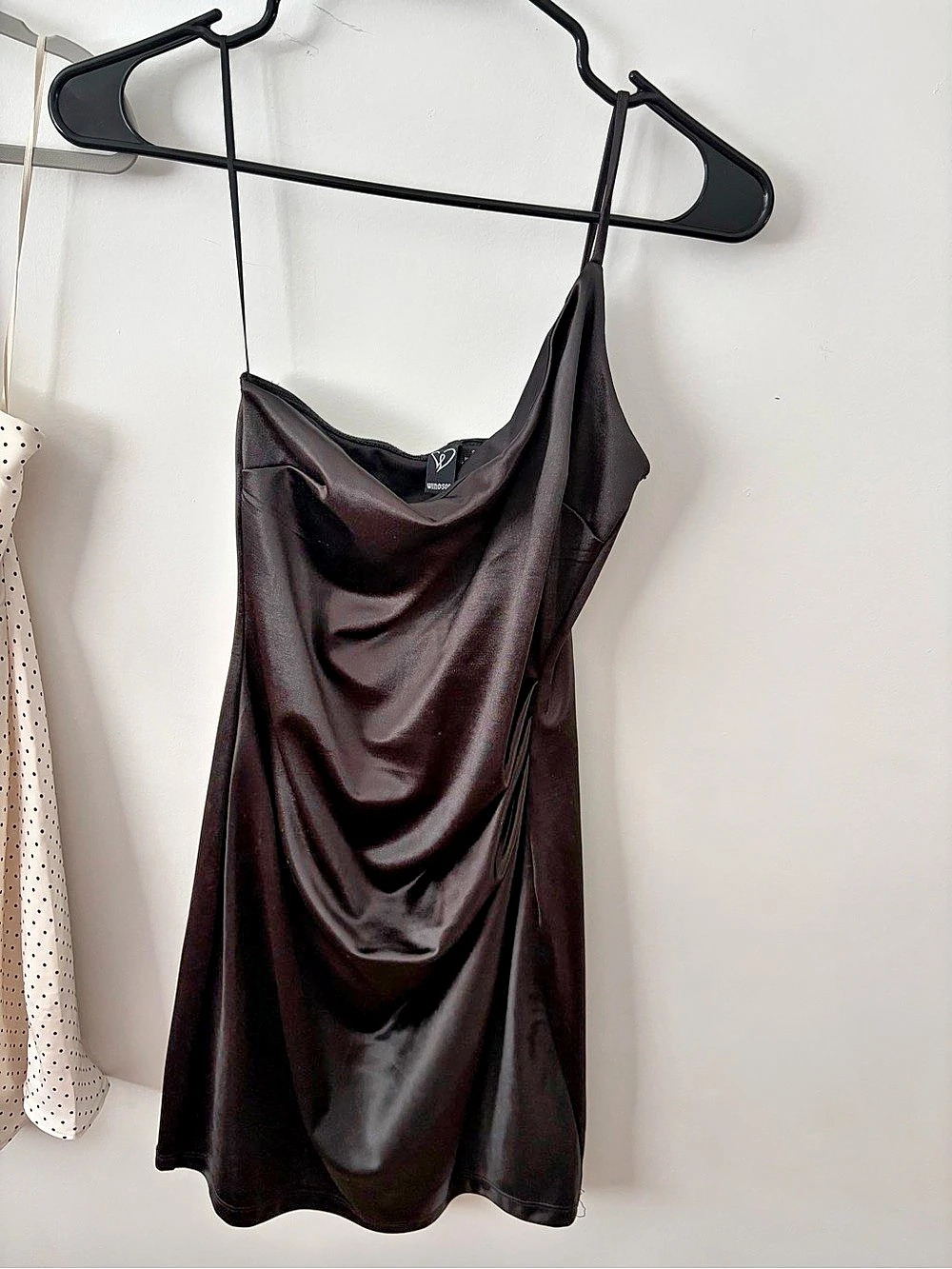 Windsor Black Mini Slip Dress Size Small